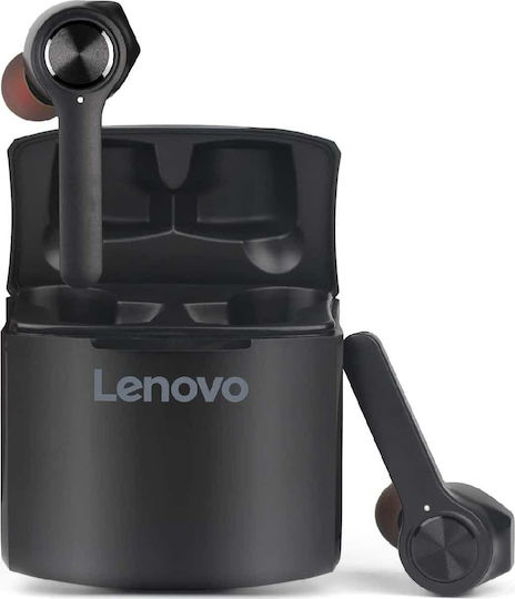 Lenovo HT20 In-ear Bluetooth Handsfree Ακουστικά με Θήκη Φόρτισης Μαύρα