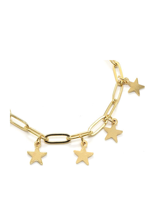 AMORINO Women's steel bracelets STARS-MULTI20 gold