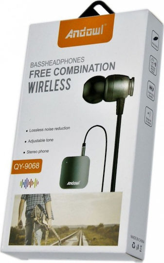 Andowl QΥ9068 In-ear Bluetooth Handsfree Earphones Black
