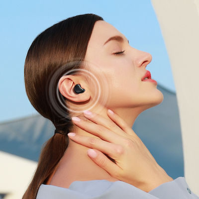 Joyroom JR-TL7 In-Ear Bluetooth-Freisprecheinrichtung Kopfhörer mit Schweißresistenz und Ladeetui Schwarz