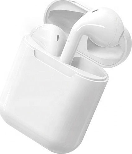 Ezra TWS-04 Earbud Bluetooth Handsfree Ακουστικά με Θήκη Φόρτισης Λευκά
