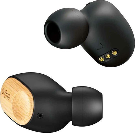 The House Of Marley Liberate Air In ear Bluetooth хендсфри Слушалки с Устойчивост на Пот и Кутийка за Зареждане Черен