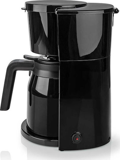 Nedis Mașină de cafea cu filtru 900W Negru