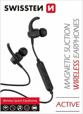 Swissten Active 51105090 В ухото Bluetooth хендсфри Слушалки Черна