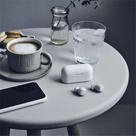 Panasonic RZ-S300WE In-Ear Bluetooth-Freisprecheinrichtung Kopfhörer mit Schweißresistenz und Ladeetui Weiß