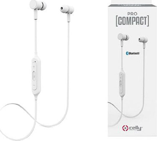 Procompact In-ear Bluetooth Handsfree Earphones White