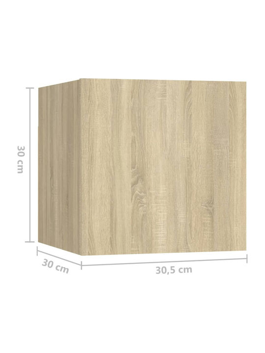 Cabinet Wall Sonoma 80x30x30cm