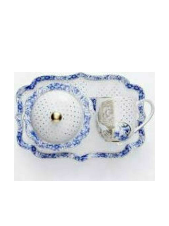 PiP Studio Royal Порцеланов Поднос за сервиране в Бял Цвят 26x18см 51.018.027 1бр