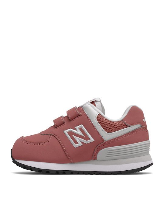 574 Classic 574 Παιδικά Sneakers με Σκρατς Ροζ