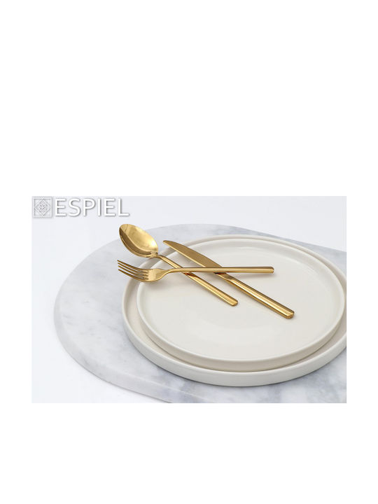 Espiel Fortune Κουτάλι Φαγητού Ανοξείδωτο Χρυσό 20.5cm