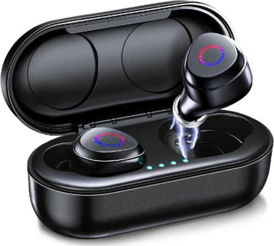 Joyroom JR-TL1 Pro In-Ear Bluetooth-Freisprecheinrichtung Kopfhörer mit Schweißresistenz und Ladeetui Schwarz