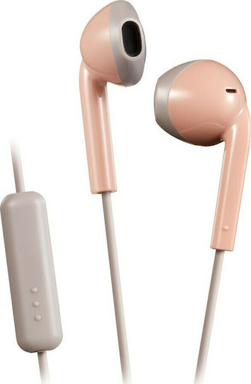 JVC HA-F19BT Earbud Bluetooth Handsfree Ακουστικά με Αντοχή στον Ιδρώτα Ροζ