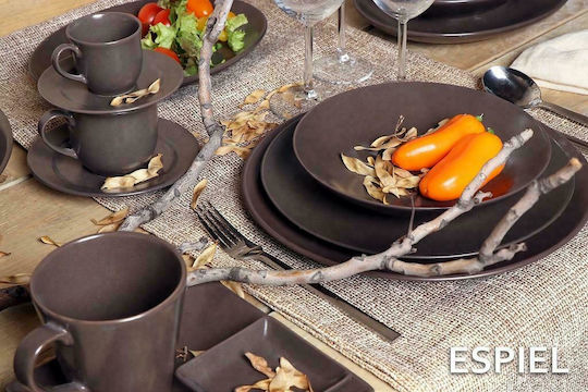 Espiel Divine Fruit Spoon Set Stainless Steel Silver 18.2cm 6 Pieces
