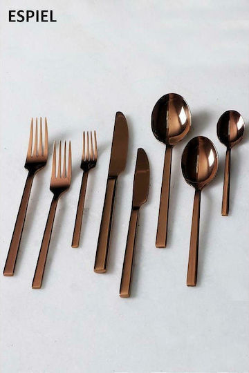 Espiel Fruit Stainless Steel Orange 18.2cm Spoons 12 Pieces