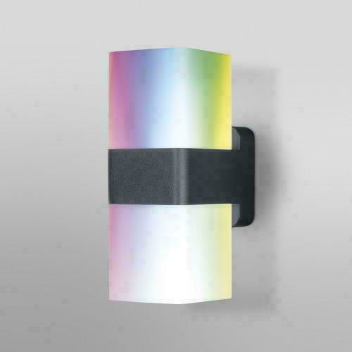 Ledvance Wifi Cube Wall Updown Стенен Външен Плафон LED IP44 14W с Топло бяло Светлина Двоен лъч