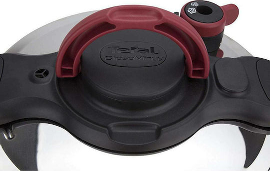Tefal Clipso Minut'Easy Χύτρα Ταχύτητας 6lt