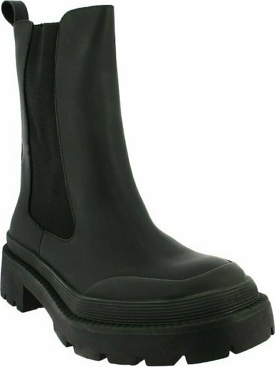 IQ Shoes Damen Chelsea Stiefeletten Schwarz