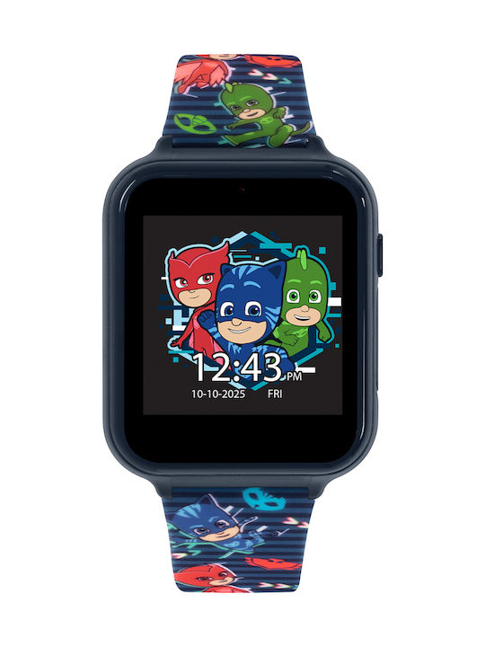Disney Kids Digital Watch Pj Masks with Rubber/Plastic Strap Blue Disney Kids Digital Watch Pj Masks with Rubber/Plastic Strap Blue