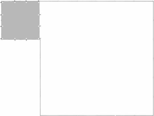 vidaXL Dog Park 12.1 sq.m. Made of Metallic Material in Silver Colour 440 x 330 x 110 cm