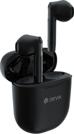 Devia Joy A10 Earbud Bluetooth Handsfree Earphones with Charging Case Black