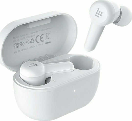 Tronsmart Apollo Air In-ear Bluetooth Handsfree Ακουστικά με Αντοχή στον Ιδρώτα και Θήκη Φόρτισης Λευκά