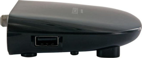 Schwaiger Satellite Decoder DSR400HD HD (720p) DVB-S2 in Black Color