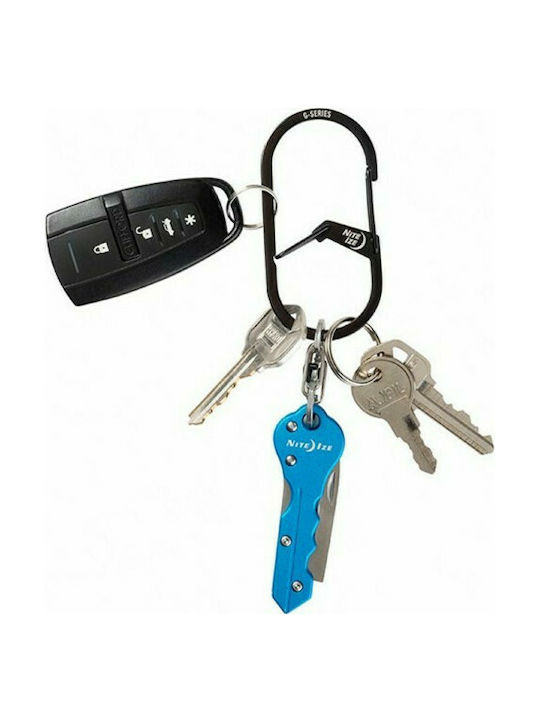 Niteize Keychain Nite Ize G-Series Metalic Negru