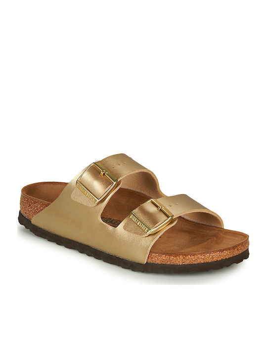 Arizona Women's Anatomic Sandals Gold Narrow Fit
