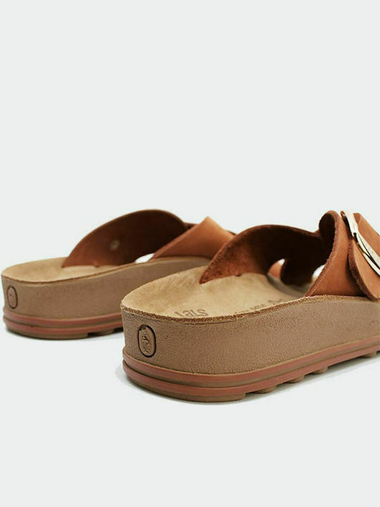 Misty S317 Leather Women's Flat Sandals Anatomic Aragosta