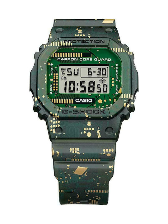 Casio G-Shock Limited Edition Ψηφιακό Ρολόι Χρονογράφος Μπαταρίας με Μαύρο Καουτσούκ Λουράκι