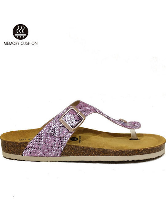 Bolero Leather Women's Flat Sandals Anatomic Rose