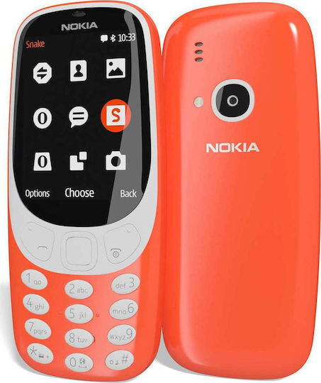 Nokia 3310 (2017) Dual SIM (16MB) Telefon Mobil cu Butoane Roșu