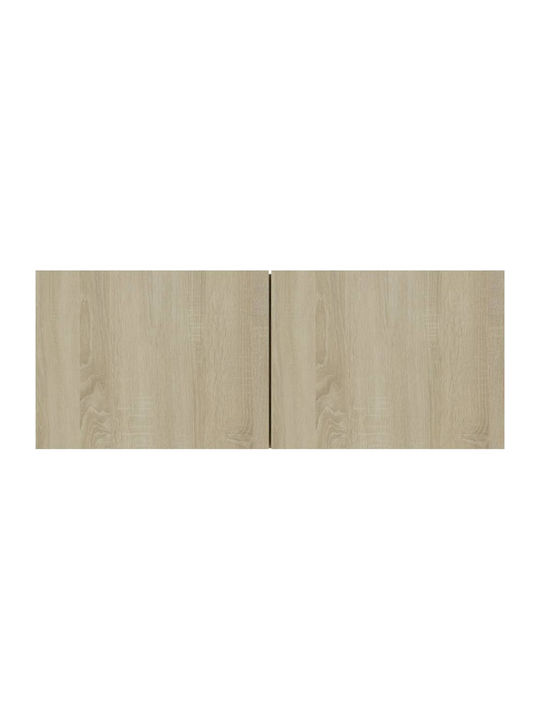 Wand Wohnzimmer Schrank aus Spanplatte Sonoma 80x30x30cm