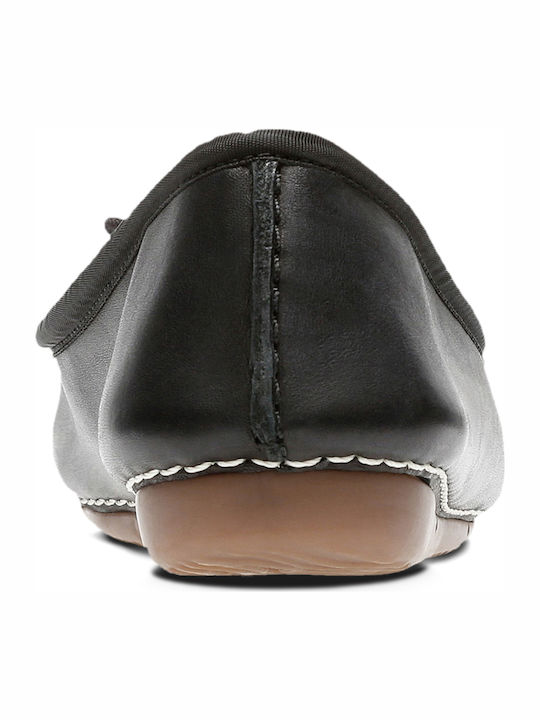 Anatomic Leather Ballerinas Frecle Ice Black