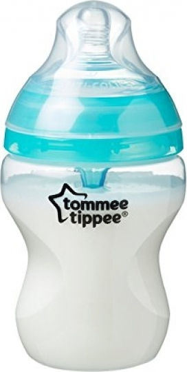 Tommee Tippee Plastic Baby Bottle Advanced Anti-colic with Silicone Teat for 0+ Months Turquoise 260ml