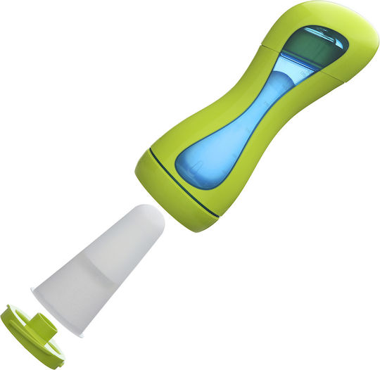 Iiamo Plastic Baby Bottle Go Anti-Colic with Silicone Nipple for 0+, 0+ m, months Green Green-Blue 180ml