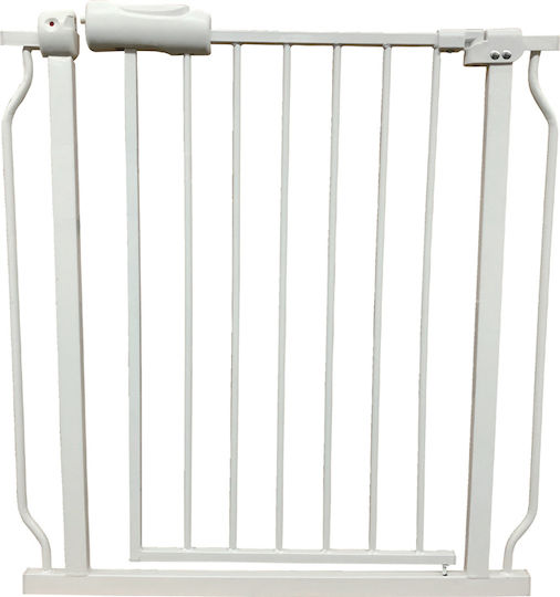 Home & Camp Foldable Security Door Simple Placement made of Metal in White Color 76x80cm 1pcs