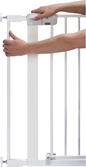 Safety 1st Easy Close Safety Gate Extensions Simple Placement made of Metal in White Color 73x14x73εκ. 1pcs