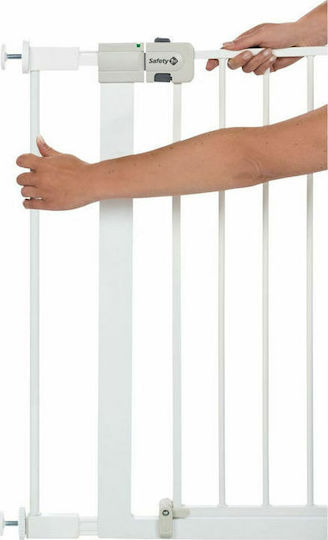 Safety 1st Easy Close Safety Gate Extensions Simple Placement made of Metal in White Color 7x7x7εκ. 1pcs