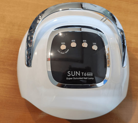 Beauty Salon T6 MAX Nail Polish Curing Lamp UV / LED 220W White