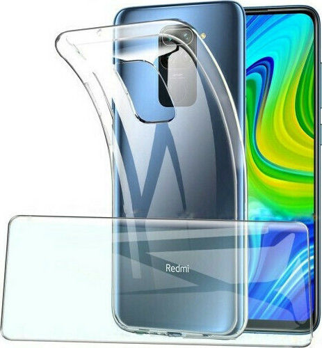 Hurtel Back Cover Σιλικόνης 0.5mm Διάφανο (Redmi Note 9)