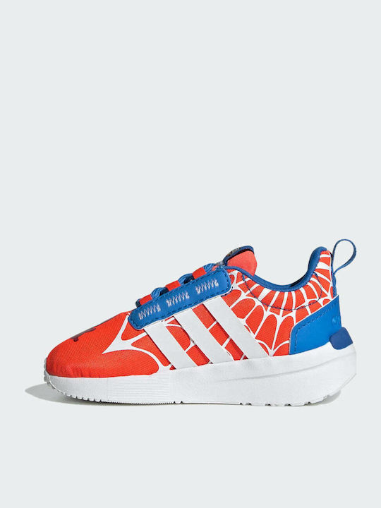 TR21 X Marvel Super Hero Adventures Spider-Man Racer Kinder Sportschuhe Laufen mit Schnürsenkeln Solar Red / Cloud White / Blue Rush