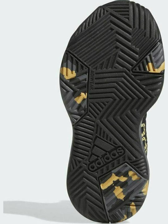 Ownthegame OwnTheGame 2.0 K Kids Sports Shoes Basketball with Laces Grey Five / Matte Gold / Core Black