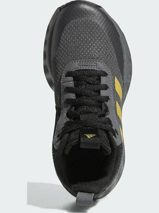 Ownthegame OwnTheGame 2.0 K Kids Sports Shoes Basketball with Laces Grey Five / Matte Gold / Core Black