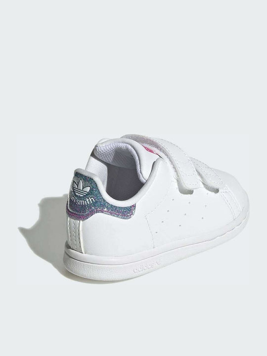 Adidas Παιδικά Sneakers Stan Smith με Σκρατς Cloud White / Cloud White / Core Black