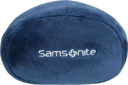 Samsonite Μαξιλαράκι Ταξιδίου Μαξιλαράκι Memory Foam με Θήκη Μεταφοράς Μπλε