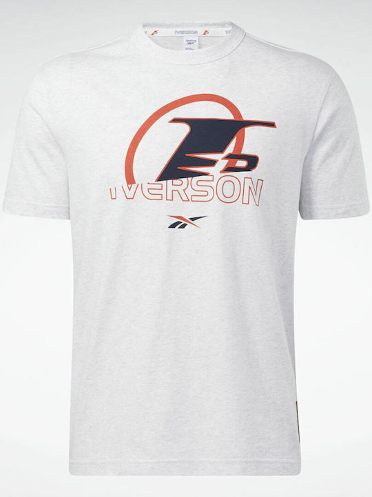 Iverson Basketball I3 Athletic T-shirt White Melange