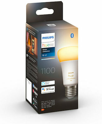 Philips Smart LED Bulb 8W for Socket E27 and Shape A60 Adjustable White 806lm Dimmable