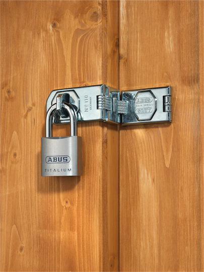 Abus Aluminum Padlock Brass with Key 50mm 1pcs