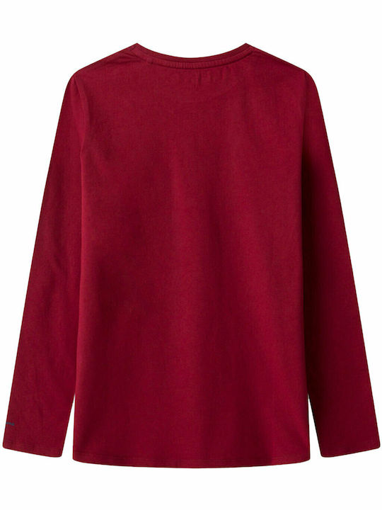 Pepe Jeans Children's Blouse Long Sleeve Burgundy Arnold